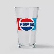 Pepsi Cola 1973 Logo Pint Glass