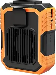 Blue Collar Breeze Pro Waist Fan, 4000mAh Rechargeable 3-in-1 Portable Fan with LED Light, USB Charging & Portable Clip On Fan - Perfect for Working,Camping, Outdoor Use