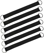 POPETPOP 6Pcs Heavy Duty Tree Swing Straps Durable Hammock Fixed Straps for Outdoor Camping Reliable and Safe for Adults Easy to Install with Carabiner