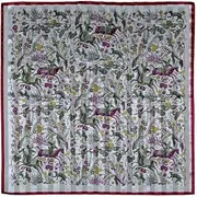 山本仁商店(YamamotoJin) Hitoto Yamamoto Shoten Silk Road Chisasa Pattern Scarf, Yamato Chisa, Gray [1834-C] Made in Japan, Japanese Pattern, Inbound Souvenir