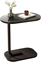 C Table, Couch Tables That Slide Under, C Shaped Side, Small Side Desk, Narrow Table for Bedroom, Living Room, Modern Style