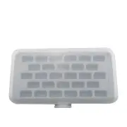 Gray Sewing Thread Organizer Holder Storage Case 28 Grid Bobbin Storage Box f...