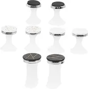 Healeved 8 pcs Toe Separators for Pedicure Decorative Foot Spacers for Women Easy to Use Comfortable Design for Nail Polish Application
