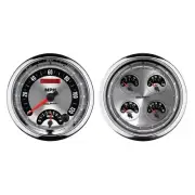 Auto Meter 1205 2 Pc. American Muscle 5" Quad Gauge/Tach/Speedo Combo