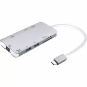 SMK-Link VP6920-2 USB-C Multi-Port Mini Docking Station w/ 4k HDMI, GigE, USB-A,