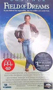 RARE Vintage 80’s FIELD OF DREAMS VHS Tape! Sealed! McDonald’s Promo Version!