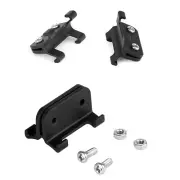 Bike Triathlon Race Number Plate Mount Bicycle Seatpost Holder with Rubber Band