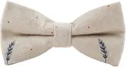 [Generic] Men's Pre-tie Bow Ties Casual Tuxedo Novelty Printed Cotton Linen Bowties Adjustable