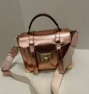 Michael Kors Medium MK Satchel Messenger Satchel Crossbody Handbag Shoulder bag