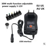 3V 4.5V 5V 6V 7.5V 9V 12V 2A 2.5A AC/DC Adjustable Power Supply Adapter for CCTV