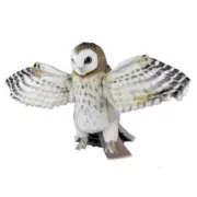 Barn Owl Puppet - Hansa Realistic Stuffed Plush Animal Soft Toy 38cm