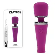Playboy Pleasure MIC DROP Purple 11.4 cm USB Rechargeable Vibrating Mini Massage