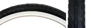 Sunlite MTB Raised Center Tire, 24 x 2.125", Black/White