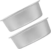 Cabilock 2-Piece Nonstick Aluminum Loaf Pans Easy Release Breads Loaf Pans for Home Baking