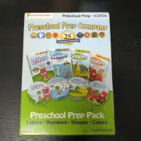 在飛比找蝦皮購物優惠-二手童書~美國 PreSchool Prep .4DVDs