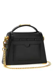 [Balmain] Balmain-B-Buzz Dynasty Borse A Mano Nero-Donna OS Black