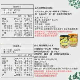 【饌宇】港式一口酥-芋頭酥 花生酥 乳酪酥 鹹蛋黃酥 港式點心 250g/瓶 【可選口味】