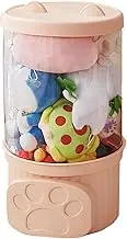 Stuffed Animal Tube - Vertical Transparent Stuffed Animal Tube | Plush Animal Organizer, Stackable Large Doll Display Storage Bucket for Bedroom Living Room