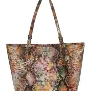 Brahmin Medium Asher Leather Tote – Rattlesnake