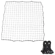 Soccer Rebounder Net Soccer Bounce Back Net with 20 Elastic Ropes Target Goal Ne