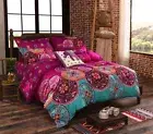 Mandala Duvet/Doona/Quilt Cover Set Queen/King/Super King Size Bed Bohemian