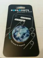 Popsockets Grip & Stand for Cell Phones, PopGrip (Blue Marble)