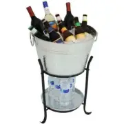 Ketchum Bucket Ice Metal Vintage New Wine Chiller Champagne Bucket Bucket Stand