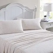 [Laura Ashley] Evie Flannelette Sheet Set, Soft Pink, Single
