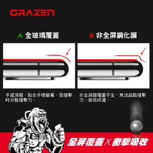 【格森GRAZEN】ASUS ZENFONE 3 / ZE520KL 滿版 鋼化玻璃 (白) (5.7折)