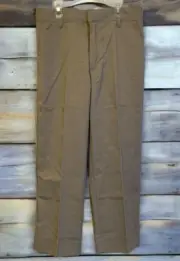 Classroom Boys Khaki Pants Size 8 Flat Front Pockets Adjustable Waist Beige