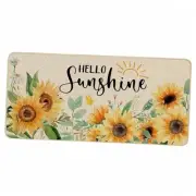 Sunflower Doormat Outdoor Hello Sunshine Spring Summer Sunflower Floral