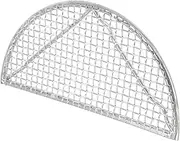 SHOWERORO 2 Pcs 304 Stainless Steel Thickened Mesh Sieve Cooking Tool for Restaurant Japanese Style Fry Mesh Easy to Use