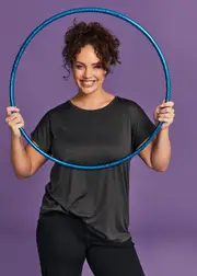 [Taking Shape] Taking Shape Active Spacedye Top Size 12 in Charcoal - Plus Size Women's Clothing Charcoal