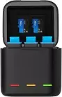 Tripple Charger Compatible for GoPro Hero 12/11/10/9 Battery Charging Dock & Sto