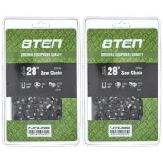 Ripping Chainsaw Chain 28 Inch .050 3/8 93DL for Echo Husqvarna Jonsered 2 Pack