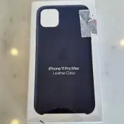 Apple iPhone 11 Pro Max Leather Phone Case Midnight Blue NWT