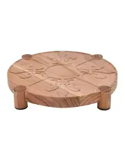 [The Cooks Collective] Fleur De Lis Trivet Teak 20cm