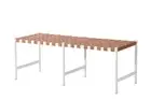 NNEKG Matt Blatt United Strangers Kennedy Bench (Chestnut Brown Leather)