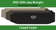 Lloyd Classic Loop Small Cargo Carpet Mat for '05-06 Jeep Wrangler w/Jeep Grill (for: Jeep)