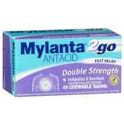 Mylanta 2 Go Antacid Double Strength Tab X 48