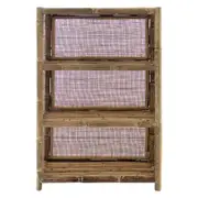 [Florabelle Living] Valla Rattan Open Cabinet