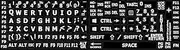 English US Large Letters Keyboard Stickers Non Transparent Black Background (Upper Case) Online-Welcome