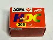 New Vintage Agfa Agfacolor 35mm HDC Plus 200/10 [high definition] Exp. 07/2001