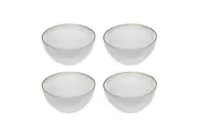 4x Ismay Round 750ml Glass Dish Noodle Bowl Soup Rice Food Serving Dinnerware WH