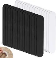 [MingZhuInC] Hat Size Reducer Tape, 30 Pcs Hat Reducer Insert, Hat Size Reducer Foam Tape for Men Women Baseball Caps, Cowboy Hat, Sun Hat, Golf Hat (Black & White)
