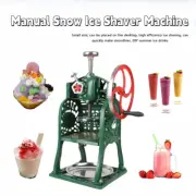 Manual Snow Ice Shaver Machine Snowflake Ice Maker Cold Drink Snow Cone Crusher