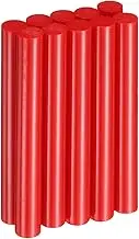 uxcell 10pcs Hot Glue Sticks 0.43" Dia x 3.94" Long EVA Mini Hot Melt Adhesive Glue Stick for Hot Melt Gun Wood Plastic Glass Flowers Fabrics Foam, Red