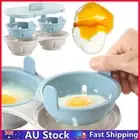 Microwave Perfect Eggs Poacher BPA Free Cookware Double Cup Egg Cooker Steamer