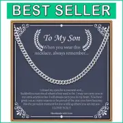 Chunky Stainless Steel Cuban Link Chain for Men – Elegant Gift for Father's Day
