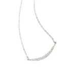 Park Lane "TIDE" Necklace SILVER Color w/ Austrian Crystals Pretty! Reg. $69